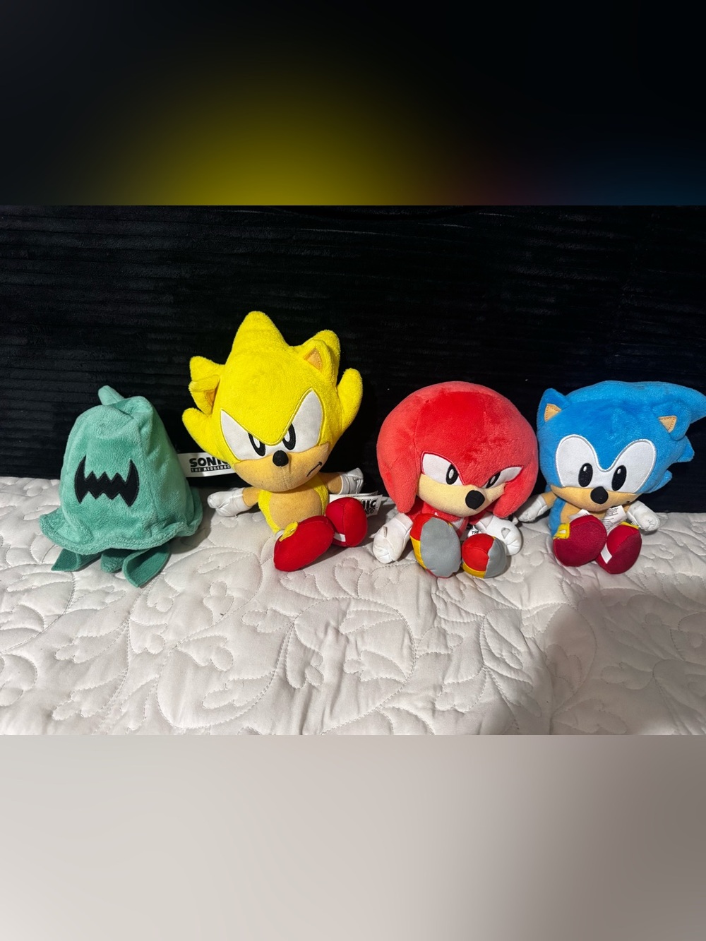 Sonic The Hedgehog Plush Toy Collection - Blue, Red, Yellow -